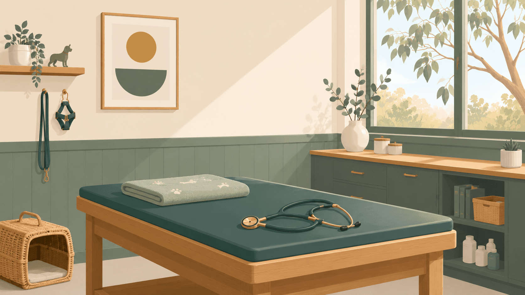 Illustrated scene representing Australasian Veterinary Boards Council Incorporated