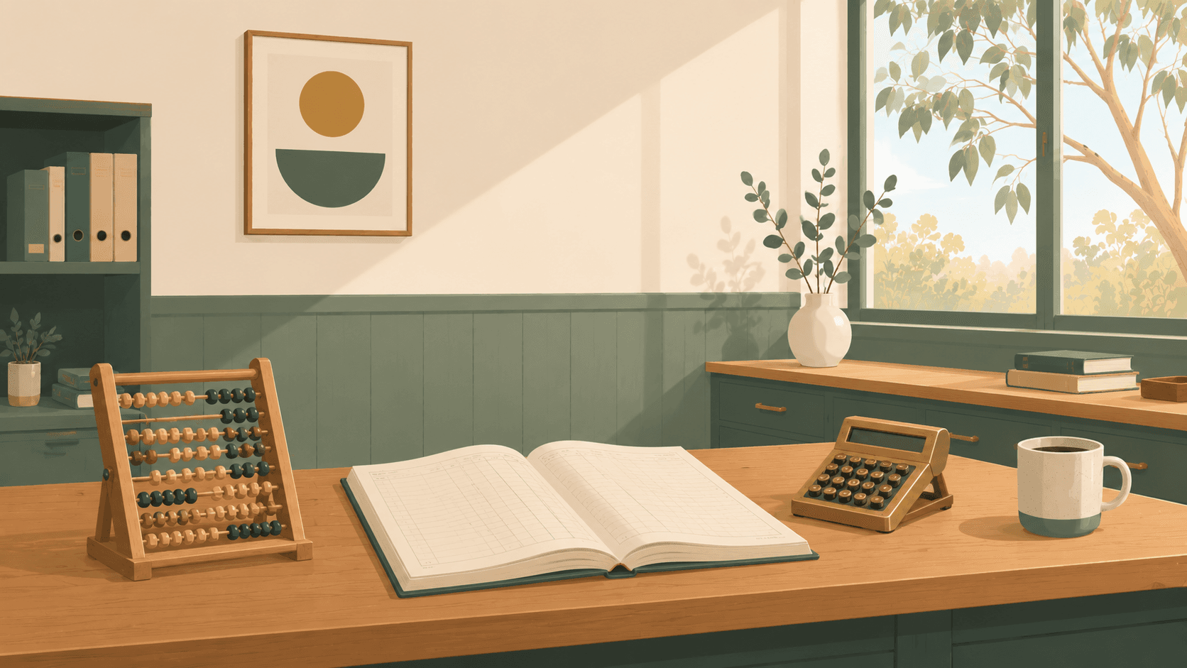 Illustrated scene representing CPA Australia Ltd