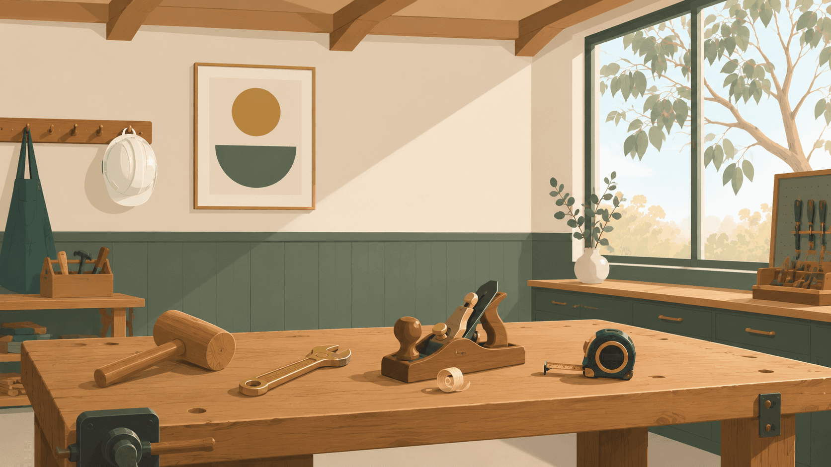 Illustrated scene representing Trades Recognition Australia