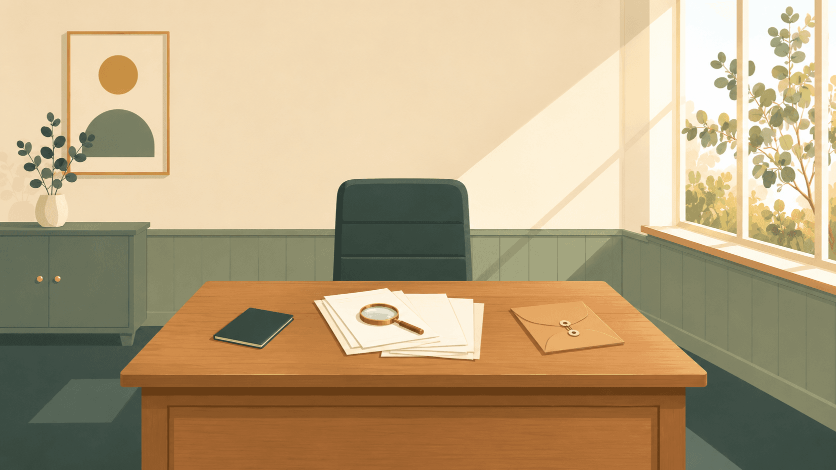 Illustrated scene representing Vocational Education and Training Assessment Services